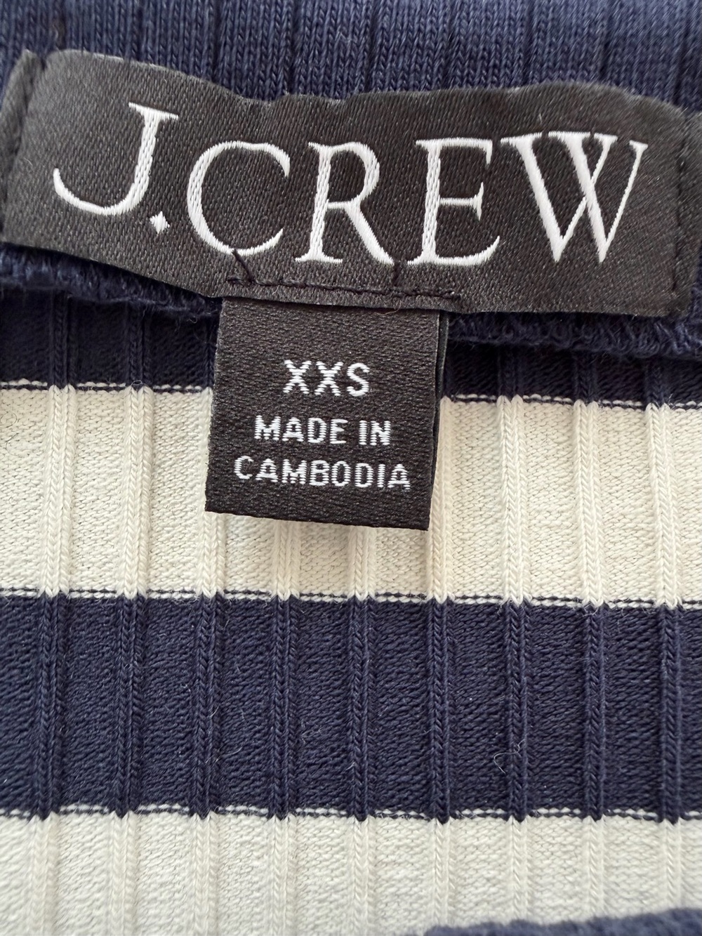 J. Crew Blue and White Striped Boatneck Maxi Dress - Picture 3 of 4